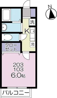 シャレン【2階】の間取り