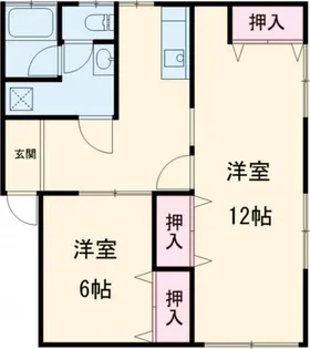 茨城県桜川市真壁町田【一戸建】の間取り