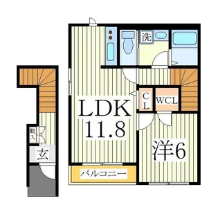 インペリアルタイガー【2階】の間取り