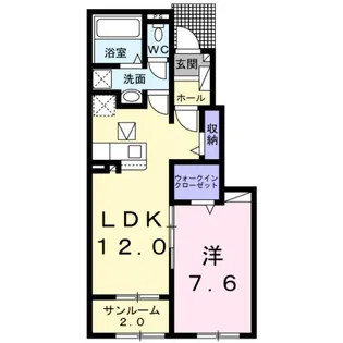 大分県大分市大字小池原【アパート】の間取り