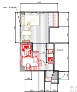 慶応マンション【4階】の間取り