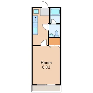 東京都中野区大和町4【アパート】の間取り