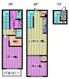埼玉県さいたま市南区鹿手袋2【マンション】の間取り