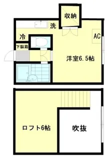 セフィール山代【1階】の間取り