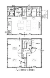静岡県浜松市中央区鴨江3【一戸建】の間取り