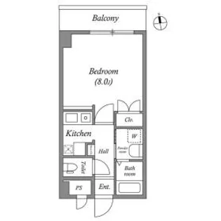 NLC新大阪【6階】の間取り
