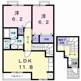 アヴァン パルク S【2階】の間取り