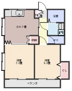 東京都葛飾区鎌倉3【アパート】の間取り