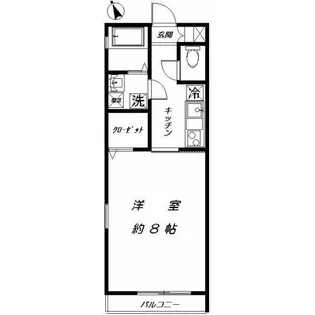 I′s Court 晴和【2階】の間取り