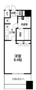 大阪府大阪市淀川区新北野1【マンション】の間取り
