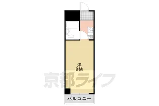 ヴィラ曽我部【3階】の間取り