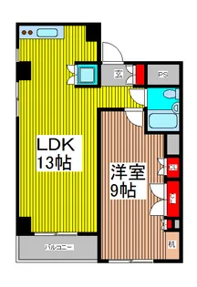 クレセント南町【1階】の間取り
