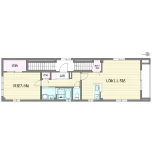 東京都江東区森下2【マンション】の間取り