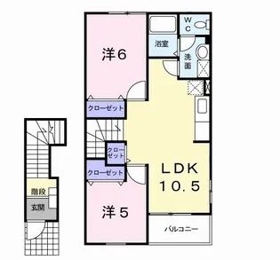 ボーテ【2階】の間取り