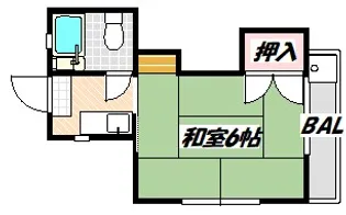千葉県船橋市日の出1【アパート】の間取り