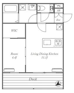 ALPS妙蓮寺【2階】の間取り