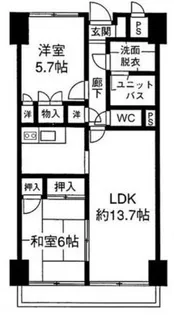 東京都調布市国領町4【マンション】の間取り