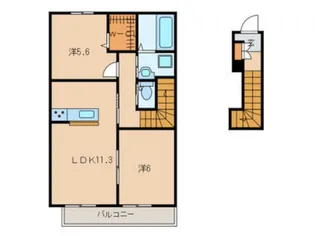ソレーユ南行徳【2階】の間取り