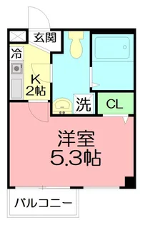 Grace湘南平塚【4階】の間取り