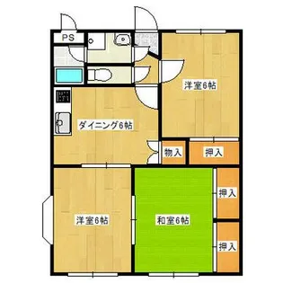 桜コート【2階】の間取り