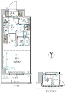 東京都墨田区石原2【マンション】の間取り