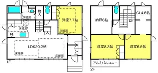 埼玉県さいたま市緑区大字大門【一戸建】の間取り