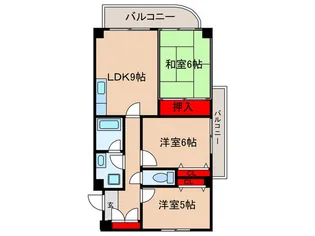 レピド-ル福田I【5階】の間取り