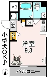 大阪府大阪市平野区長吉長原西2【マンション】の間取り