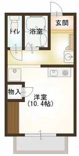 グリーンハートマンション【2階】の間取り