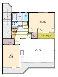 YKハイム北安東【3階】の間取り