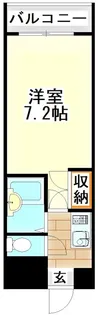 リファレンス県立大前II【3階】の間取り