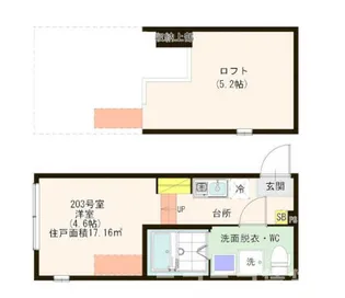 東京都葛飾区青戸6【アパート】の間取り