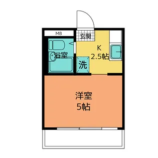 ドリームハイツ【2階】の間取り