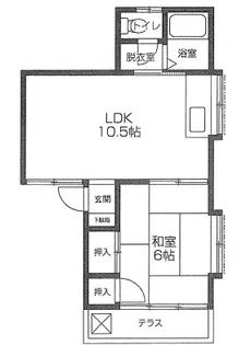 レイサイドコーポ【2階】の間取り
