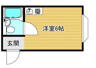 浜口エコーハイツ【3階】の間取り