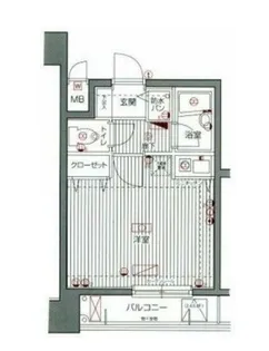 東京都豊島区雑司が谷2【マンション】の間取り