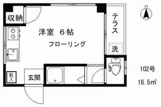 メゾンボヌール【1階】の間取り