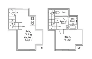 サンコート中馬込【2階】の間取り