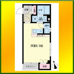 inaハイム田無【1階】の間取り