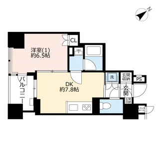 横浜ヴェールタワー【15階】の間取り