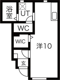ル・メイユール尼沼C棟【1階】の間取り