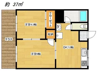 CAグリーンパーク【1階】の間取り