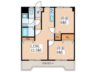 シャルマン【2階】の間取り