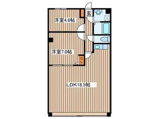 ライズ北5条【6階】の間取り