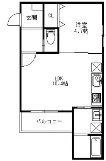 plano庚午【3階】の間取り