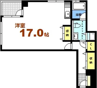パインヒルズ東白島【5階】の間取り