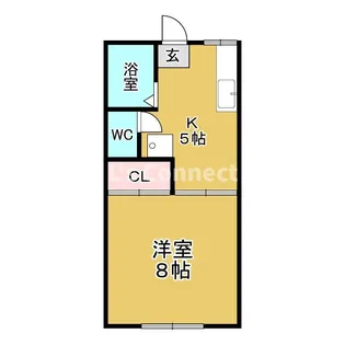 ハイランド西勝山【1階】の間取り