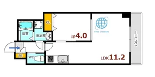 Boardwalk府中【2階】の間取り