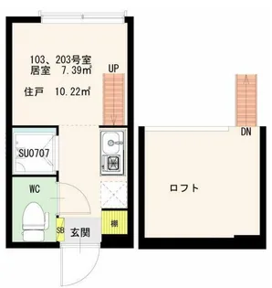Stage北新宿(ステージキタシンジュク)【1階】の間取り