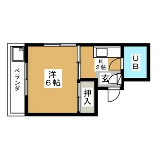 コーポ大橋【2階】の間取り